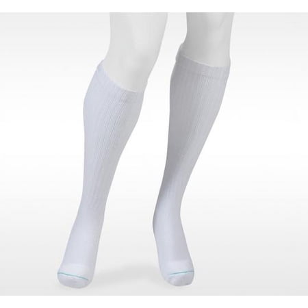 Juzo Men's Power Comfort Socks - 20-30mmHg Standard White Medium Standard 2601ADS06 M
