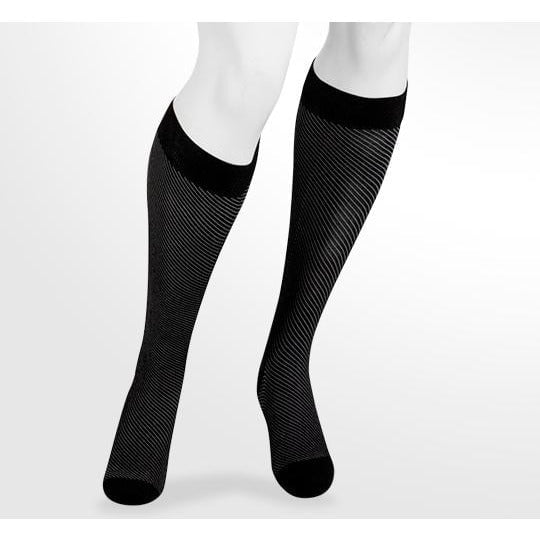 Juzo Power Vibe Knee High Socks - 15-20 mmHg Groovy Zebra Large