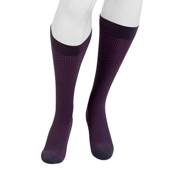 Juzo Power Vibe Knee High Socks - 20-30 mmHg Standard Cool Dots X-Large