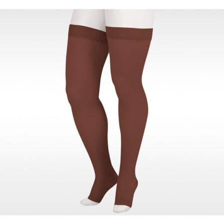 Juzo Soft 15-20 mmHg, Soft, Thigh, OT, Short, Silicone, Chocolate
