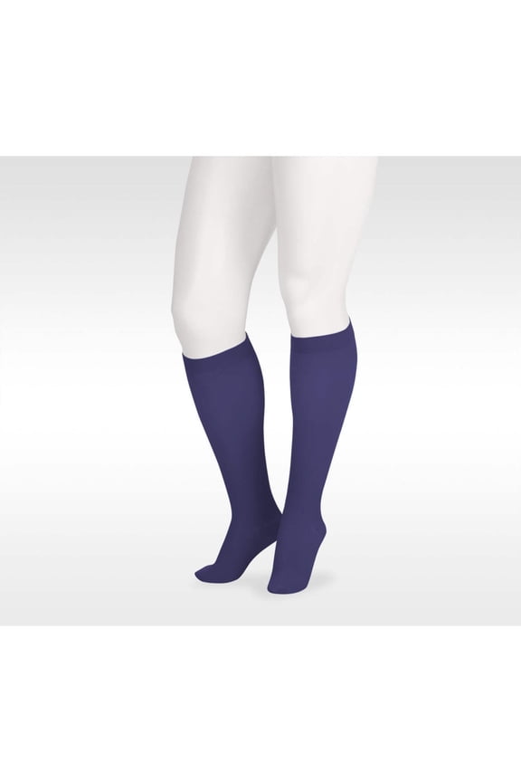 Juzo Soft 2000 15-20mmhg Knee-High Closed Toe Sock with Silicone Top Band