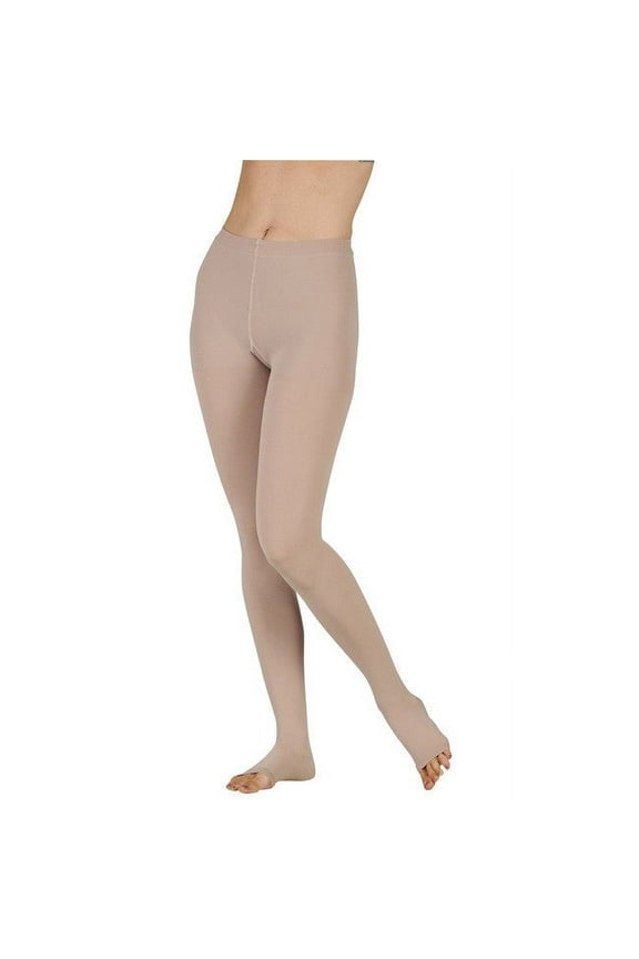 Juzo Soft 2000 Open Toe Pantyhose - 15-20 mmHg Petite Beige I