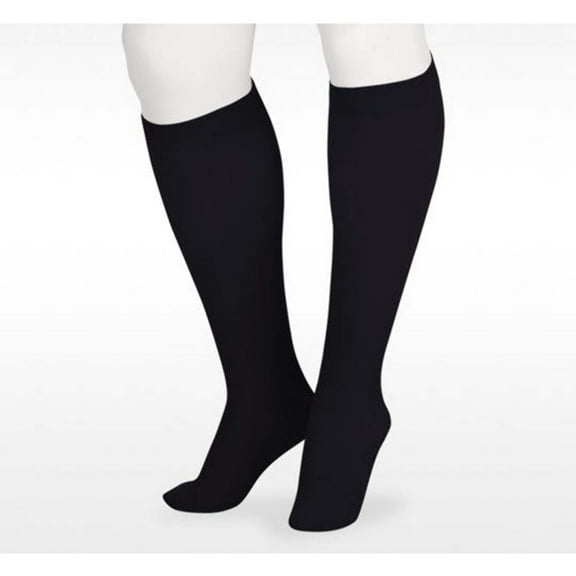 Juzo 2001 Soft Closed Toe Knee Highs - 20-30 mmHg Petite Black II