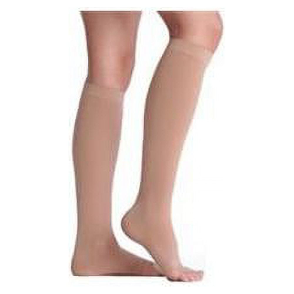 Juzo 2001 Soft Open Toe Knee High Compression Stockings - 20-30 MmHg, Beige III, Regular Length - View #9