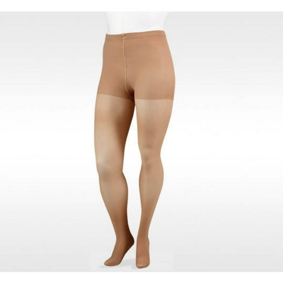 Juzo 2002 Soft Closed Toe Pantyhose - 30-40 mmHg Short Beige II