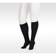 thumbnail image 1 of Juzo 2002 Soft Closed Toe Knee Highs w/Silicone Band Border - 30-40 mmHg Short Black IV, 1 of 5