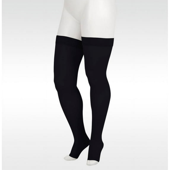 Juzo Soft 2002 Thigh-High 30-40mmhg Compression Open Toe Stocking