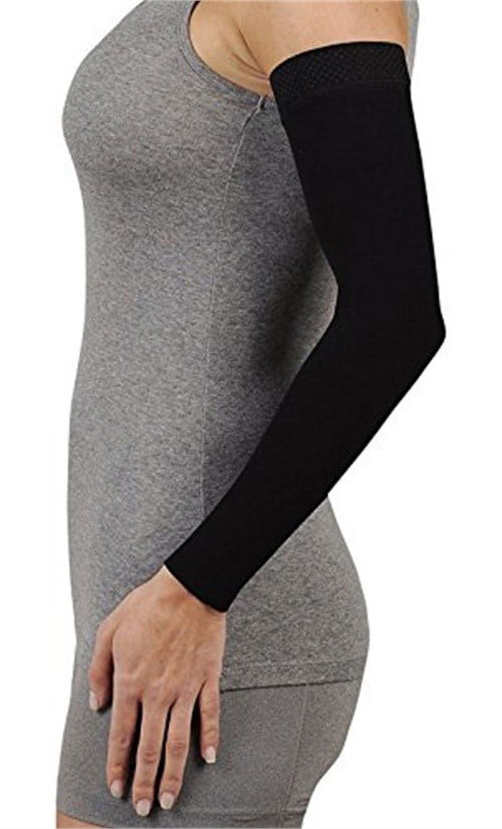 Juzo Soft 2002 Max Armsleeve For Women - 30-40mmHg Compression With Silicone Top Band, For Larger Upper Arms