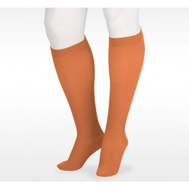 Juzo Soft Knee High Short Closed Toe 20-30mmHg, V, Cinnamon