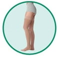 thumbnail image 1 of Juzo 2001 Soft Closed Toe Thigh Highs w/ Silicone Band Border - 20-30 mmHg Reg Black II, 1 of 7