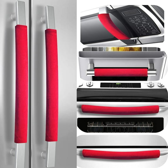 Juztec Home Appliance Handle Covers, Set of 6, Washable, for Refrigerator, Oven, Microwave and More