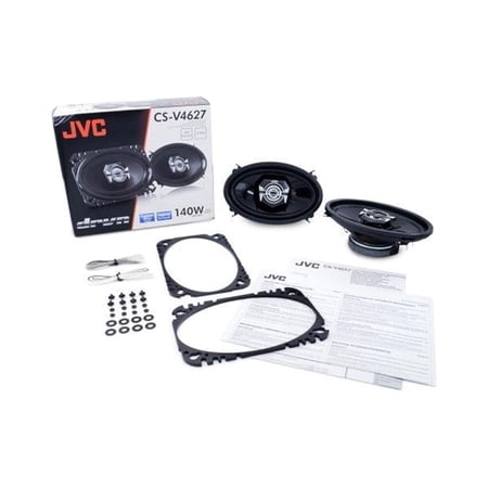 Jvc CSV4627 140-Watt 4-Inch x 6-Inch 2-Way Coaxial Speakers