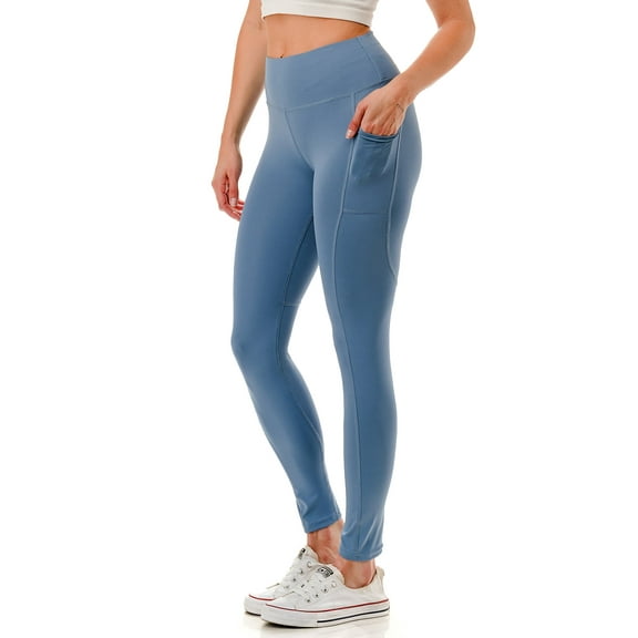 Jvini High Waist Active Leggings For Women With Deep Side Tech Pockets Size S-3XL