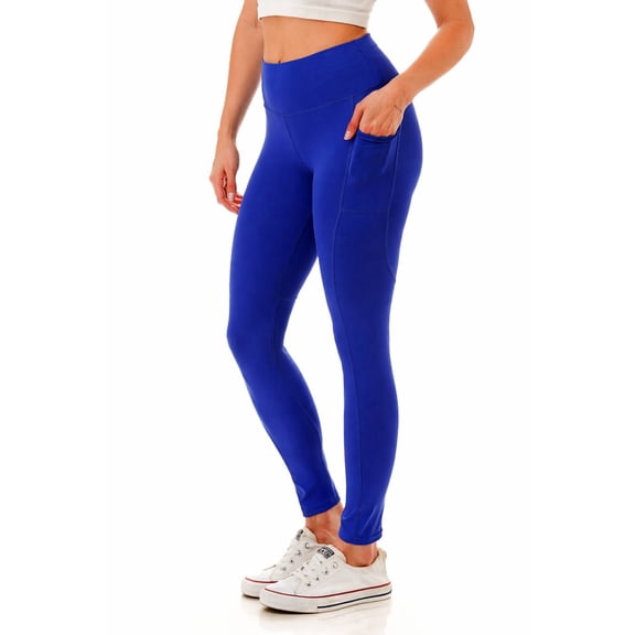 Jvini High Waist Active Leggings For Women With Deep Side Tech Pockets Size S-3XL
