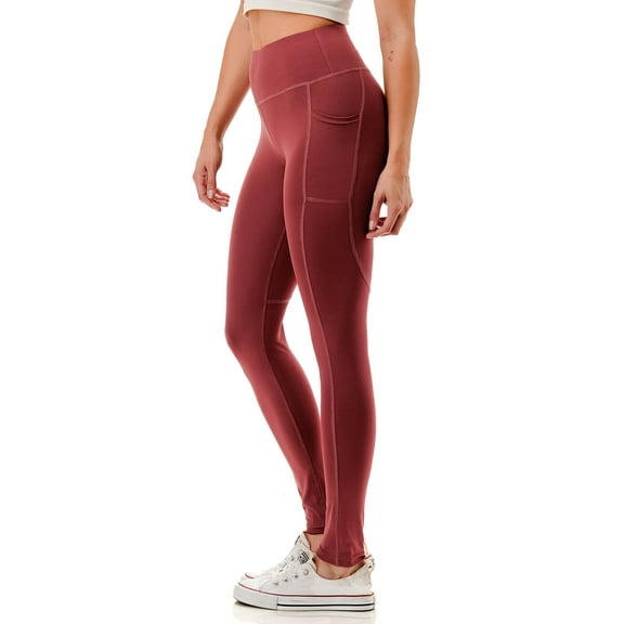 Jvini High Waist Active Leggings For Women With Deep Side Tech Pockets Size S-3XL