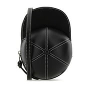 Jw Anderson Woman Black Leather Medium Cap Crossbody Bag