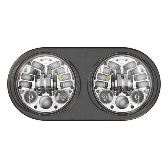 JW Speaker Road Glide 5.75" Dual Adaptive 2 LED Chrome Headlights (0555141)