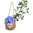 thumbnail image 1 of Jwdx Flower Basket Clearance, Hanging Basket Promotion! Wild Flower Door Basket Spring And Summer Wreath Welcome Spring And Summer Love Sign Porch Farmhouse Spring Artificial Flower B, 1 of 5