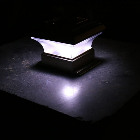 Jwputqe Solar Post Lights Outdoor Fence Cap Light for Posts Patio Garden Decoration Lighting Solar Outdoor Post Cap Lights Light for Fence