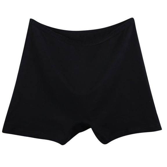 Jwputqe Briefs for women,Womens Boxer Briefs,Womens Briefs Underwear,Breathable,Fitted,Solid,Elastic Waist,Cotton,Black,2XL