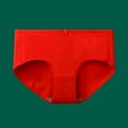 thumbnail image 1 of Jwputqe&nbsp;Briefs for women,Womens Boxer Briefs,Womens Briefs Underwear,Breathable,Fitted,Solid,Elastic Waist,Cotton,Red,L(US:8), 1 of 7