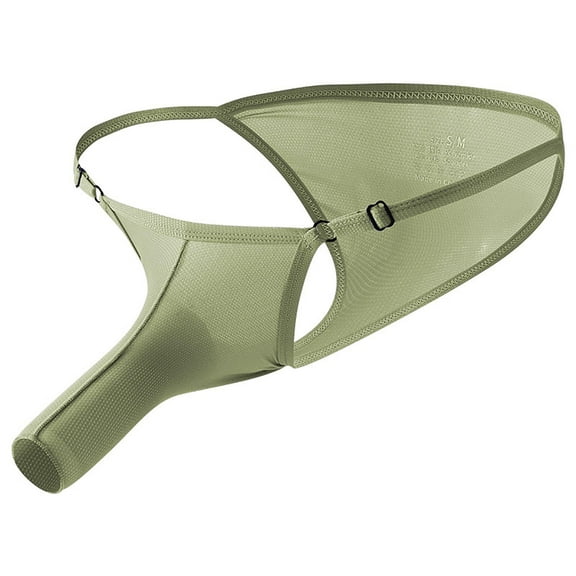 Jwputqe Mens Boxer Briefs,Mens Briefs,Boxer Briefs,Breathable,Comfort Fit,Solid,Elastic Waist,Nylon,Spandex,Army Green,M