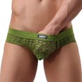 thumbnail image 1 of Jwputqe&nbsp;Mens Boxer Briefs,Mens Briefs,Boxer Briefs,Breathable,Comfort Fit,Solid,Elastic Waist,Nylon,Spandex,Green,XL, 1 of 8