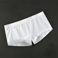 thumbnail image 1 of Jwputqe&nbsp;Mens Boxer Briefs,Mens Briefs,Boxer Briefs,Breathable,Comfort Fit,Solid,Elastic Waist,Polyester,Spandex,White,L, 1 of 7