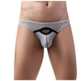thumbnail image 1 of Jwputqe&nbsp;Mens Boxer Briefs,Mens Briefs,Boxer Briefs,Breathable,Cooling,Solid,Elastic Waist,Nylon,Spandex,Gray,2XL, 1 of 3