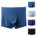thumbnail image 1 of Jwputqe&nbsp;Mens Briefs,Boxer Briefs,Mens Underwear Briefs,Breathable,Fitted,Solid,Elastic Waist,Nylon,Spandex,Light Blue,2XL(US:12), 1 of 4