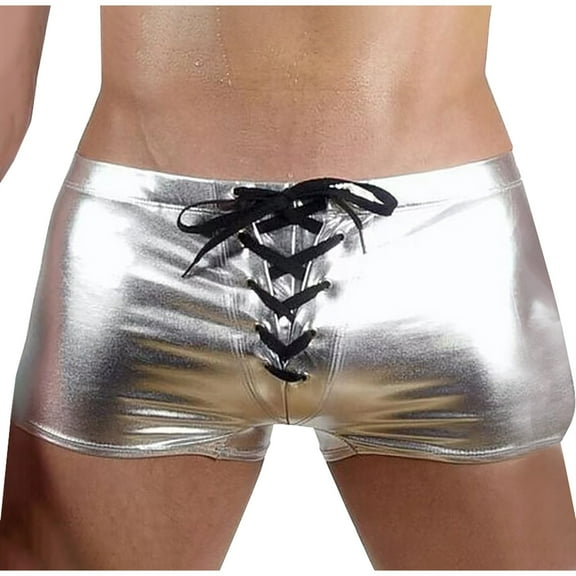 Jwputqe Mens Briefs,Boxer Briefs,Mens Underwear Briefs,Breathable,Fitted,Solid,Elastic Waist,Nylon,Spandex,Silver,S(US:4)