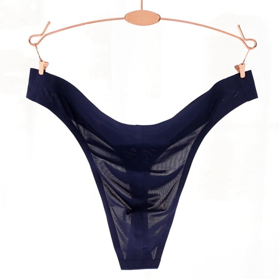 Jwputqe Mens Briefs,Boxer Briefs,Mens Underwear Briefs,Breathable,Fitted,Solid,Elastic Waist,Polyester,Navy,M(US:M)