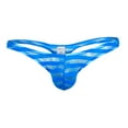 thumbnail image 1 of Jwputqe&nbsp;Mensg Strings and Thongs,Thongs,G-string Panties,Breathable,Cooling,Solid,Low Waist,Polyester,Blue,M, 1 of 8