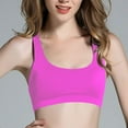 thumbnail image 1 of Jwputqe&nbsp;Sports Bras for Women Plus Size,Sports Bra,Quick Drying,Supportive,Solid,Nylon,Hot Pink,5XL(US:18), 1 of 4
