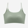 thumbnail image 1 of Jwputqe&nbsp;Sports Bras for Women,Sports Bra,Quick Drying,Supportive,Solid,Cotton，Polyester,Green,M(US:6), 1 of 5