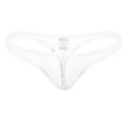 thumbnail image 1 of Jwputqe&nbsp;Thongs,Thongs For Men,Mens ThongsBreathable,Cooling,Solid,Low Waist,Polyester,Cotton,White,L, 1 of 2
