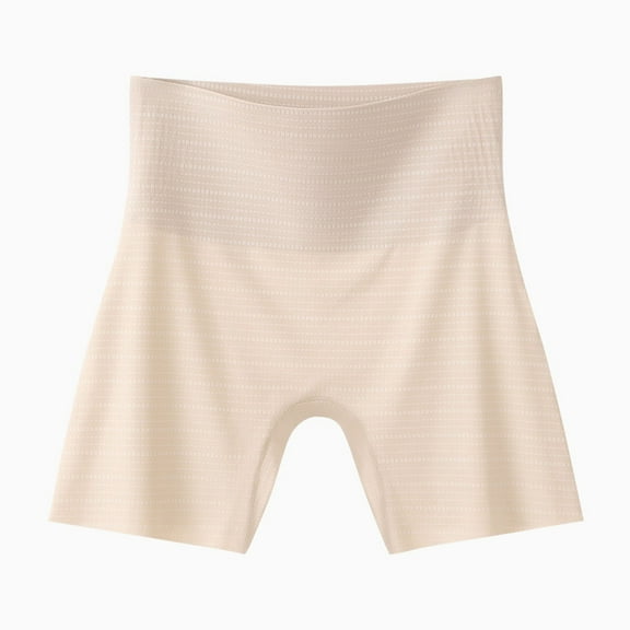 Jwputqe briefs for women,Womens Boxer Briefs,Womens Briefs Underwear,Breathable,Fitted,Solid,Elastic Waist,Nylon,Spandex,Beige,M(US:4)