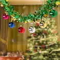 thumbnail image 1 of Jwshufel Decorative Rattan Christmas Tree Garland Ribbon Plastic Balls Christmas Decorations Christmas Garland Hanging Decorations Ornaments Home Festive Mood Booster 66.93In Green, 1 of 7