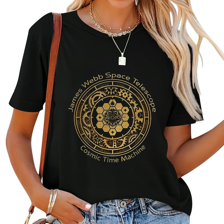 Jwst James Webb Space Telescope Cosmic Time Machine (Brass) T-Shirt -  Walmart.com