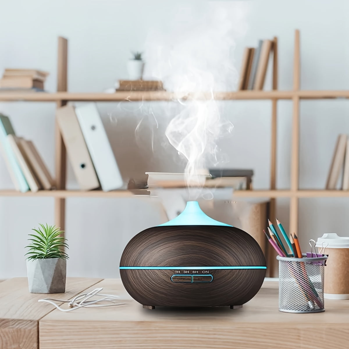 Jxjsq 550ml Aroma Diffuser Cool Mist Humidifier With Remote Control ...