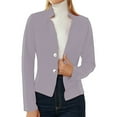 thumbnail image 1 of Jxximdong Blazers for Women, Two Piece Spring and Autumn Season Temperament Versatile Suit Style Coat., Women's Coats Gray, 1 of 7