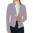 thumbnail image 1 of Jxximdong Blazers for Women, Two Piece Spring and Autumn Season Temperament Versatile Suit Style Coat., Women's Coats Gray, 1 of 7