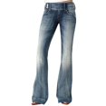 thumbnail image 1 of Jxximdong Jeans for Women Straight Leg Jeans For Women Ripped Hem Low Waisted Jeans For Women Blue S Denim Pants, 1 of 9