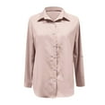 thumbnail image 1 of Jxximdong Button Up Shirts Women Womens Shirts UPF 50+ Sun Long Sleeve Outdoor Cool Quick Dry Fishing Hiking Shirt Pink Spring Tops XXL, 1 of 5