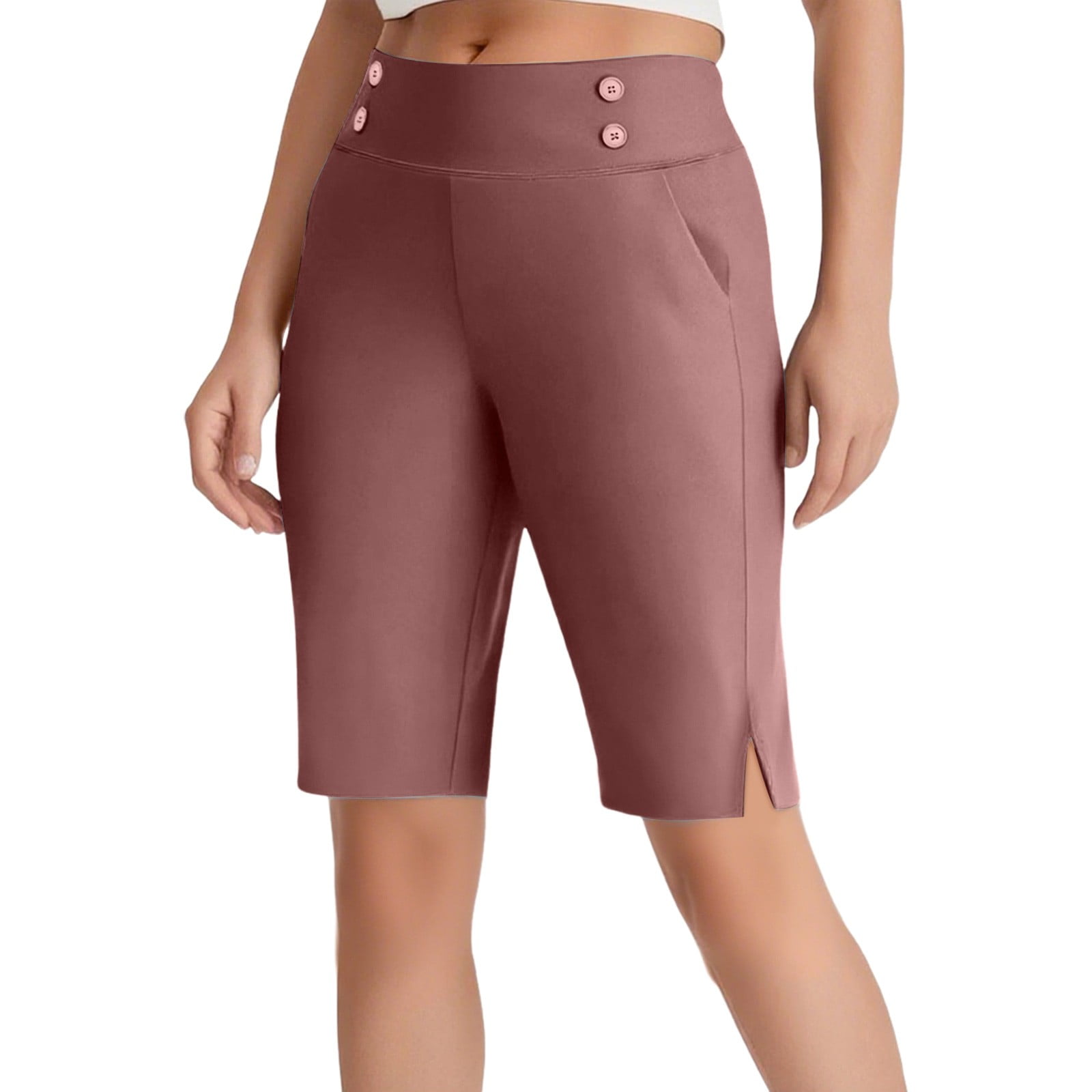 Jxximdong Capris Pants for Women, Pants for Women High Waist Crop Work ...