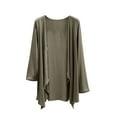 thumbnail image 1 of Jxximdong Fashion Coat for Women, Large Size Cardigan Summer Long Sleeve Spring Loose Air Conditioning Top, Women's Coats Gray, 1 of 7