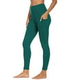 thumbnail image 1 of Jxximdong Leggings for Women, Leggings Tummy Butt Lifting Yoga Pants Compression Workout Leggings High Waist Tights with Pockets, Green Women's Yoga Pants, 1 of 7
