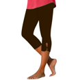 thumbnail image 1 of Jxximdong Leggings for Women Leggings For Women High Waisted Cutout Yoga Lightweight Cozy Cropped Pants Solid Soft Pajams Pants Brown L Yoga Pants, 1 of 4