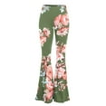 thumbnail image 1 of Jxximdong Leggings for Women Retro Hippie High Waisted Wide Leg With Pockets Long Flare Pants High Waisted Yoga Pants Green M Yoga Pants, 1 of 6