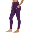 thumbnail image 1 of Jxximdong Leggings for Women Tummy Butt Lifting Yoga Pants Compression Workout Leggings High Waisted Tights With Pockets Purple XXL Yoga Pants, 1 of 7
